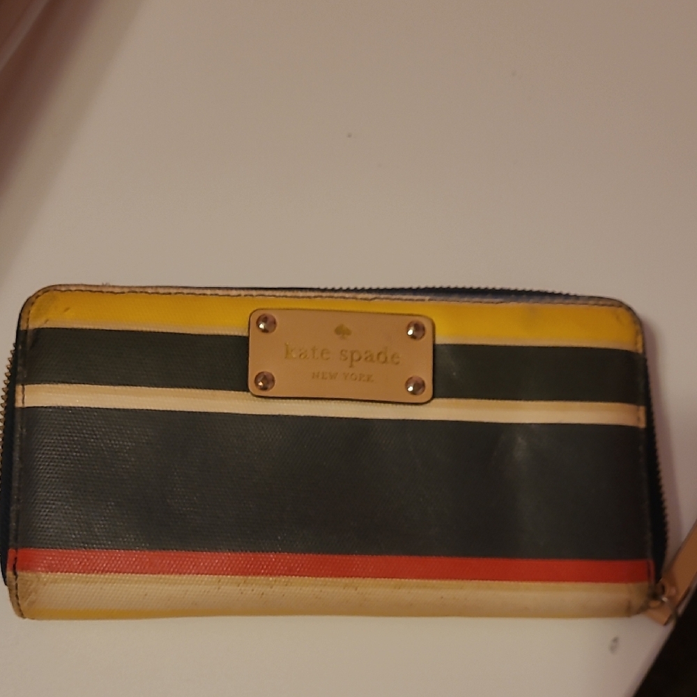 Kate Spade Multicolor Striped Wallet
